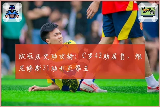 欧冠历史助攻榜：C罗42助居首，维尼修斯31助升至第五